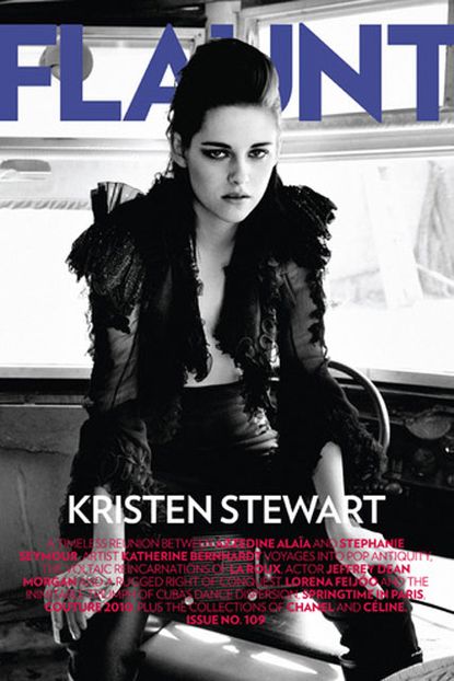 Kristen Stewart - Kristen Stewart?s racy new cover shoot - Flaunt - Twilight - Celebrity News - Marie Claire