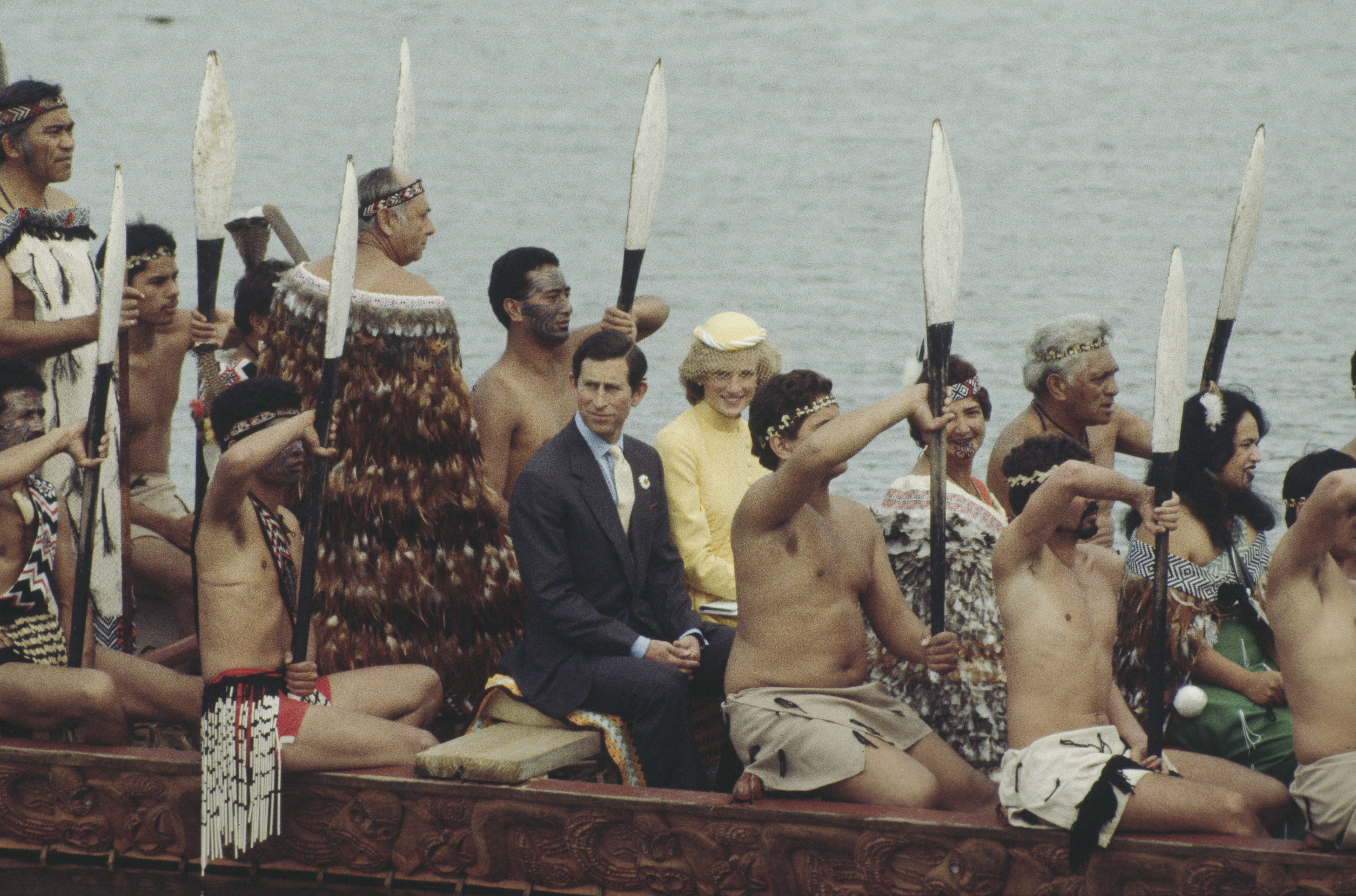 Princess Diana and King Charles arrive in New Zealand in April 1983
