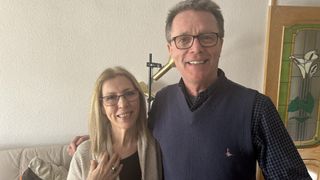 Irene Meca Mateo and Nicky Campbell in Long Lost Family Special: The Spanish Baby Scandal