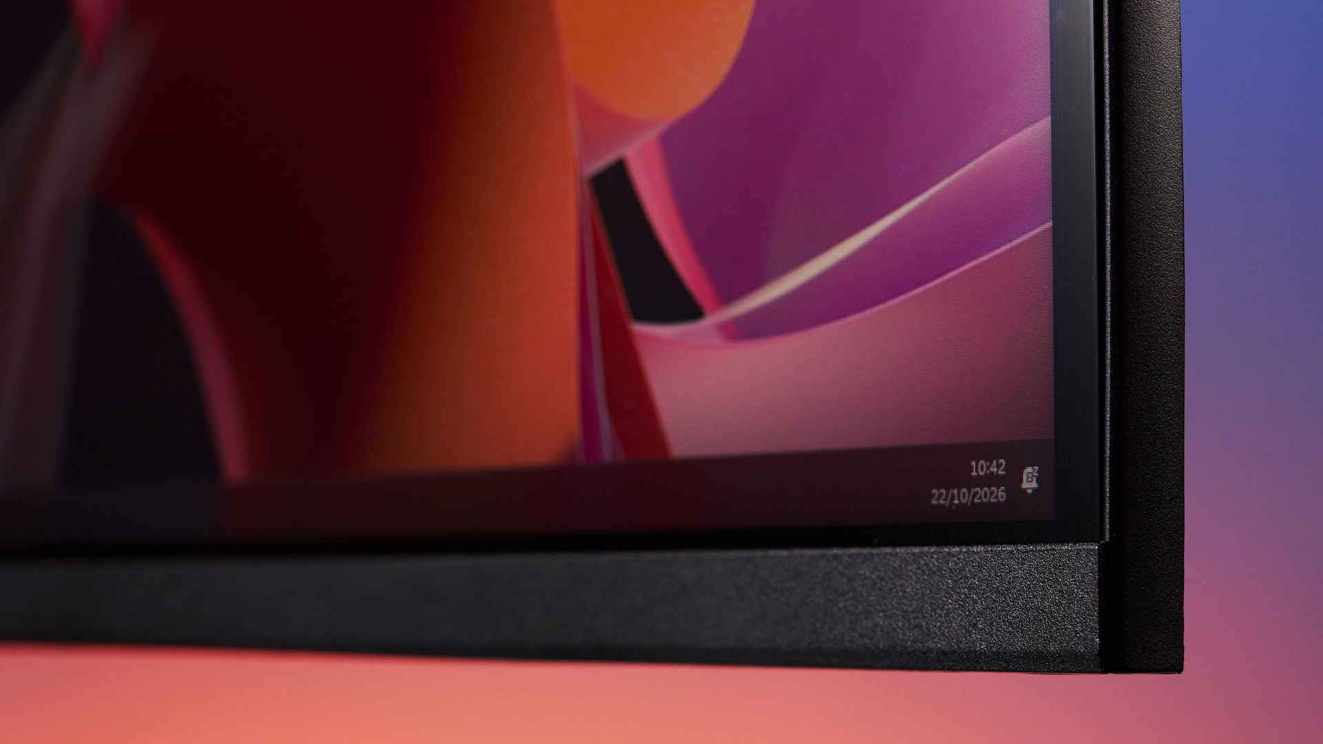 A black LG UltraGear 52G930B ultrawide 5K2K curved monitor