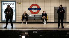 Social distancing on the Tube