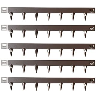 Core Edge Lawn Edging | Flexible Decorative Steel Edging Garden Border Edging Lawn Edging Strip Garden Border With a 65mm Face Height (brown)