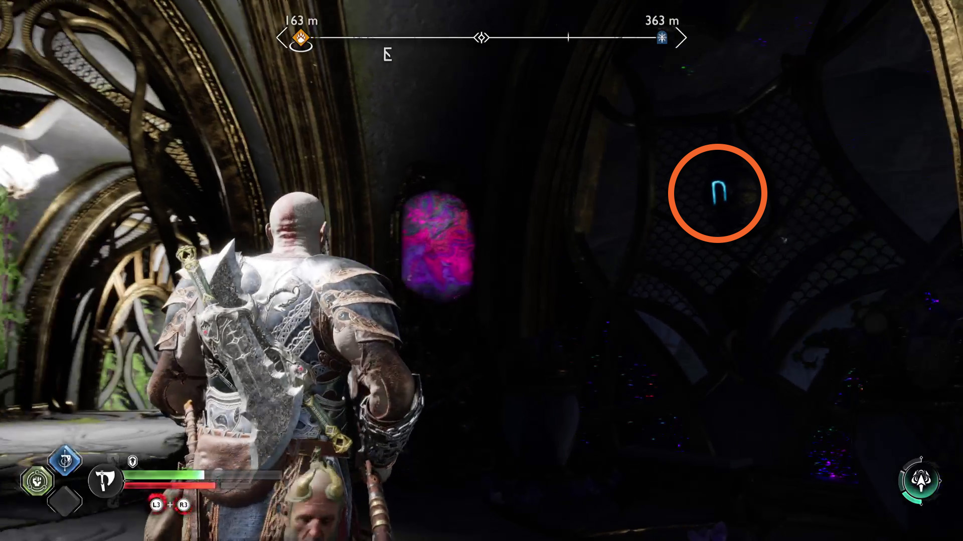 God of War Ragnarok runic Nornir chests in Alfheim