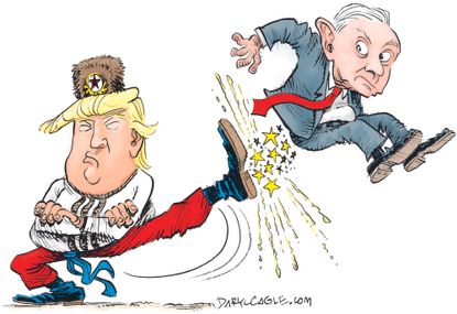 U.S. Trump Attorney General Jeff Sessions fired Ukraine squat