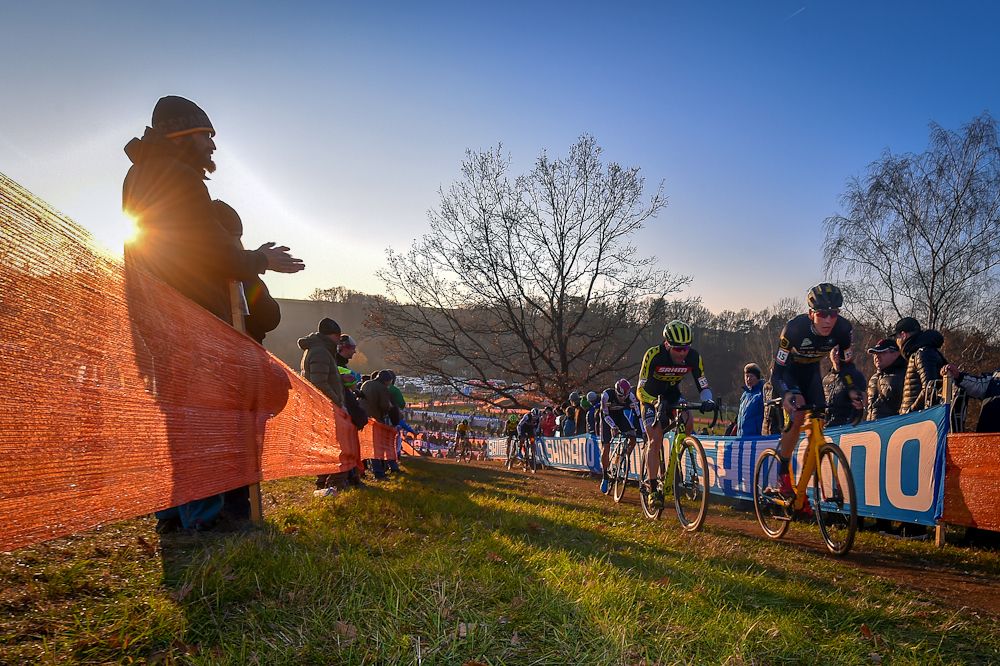 Nicolas Cleppe and Marcel Wildhaber ride in the sun at Tabor