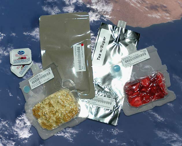 nasa space food packaging