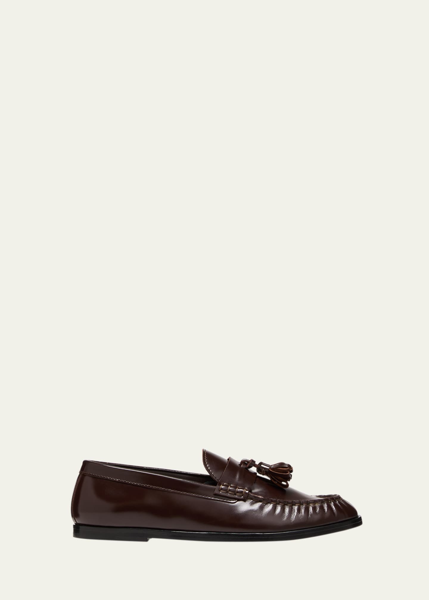 The Row, Calfskin Tassel Boyfriend Loafers