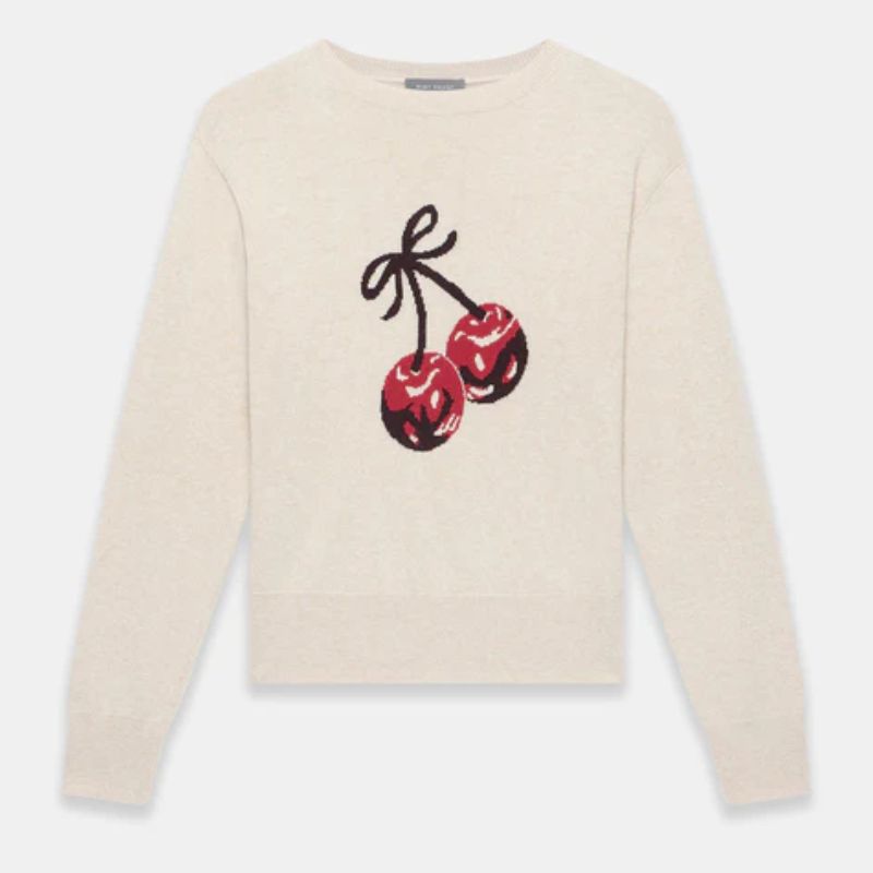 knitted graphic jumper