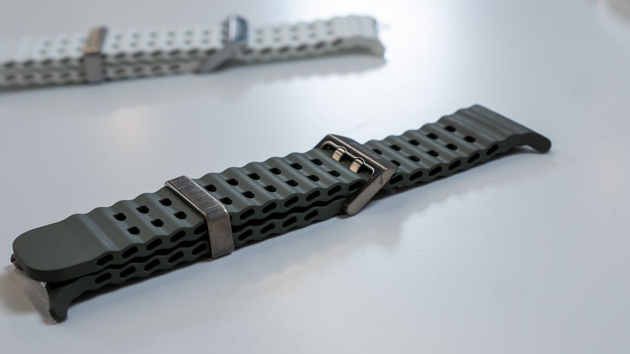 The Samsung Galaxy Watch Ultra's new quick release band system and accompanying bands