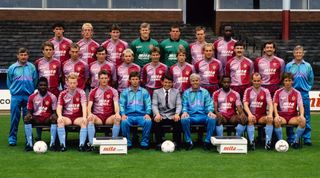 Aston Villa squad photo, 1988/89 season