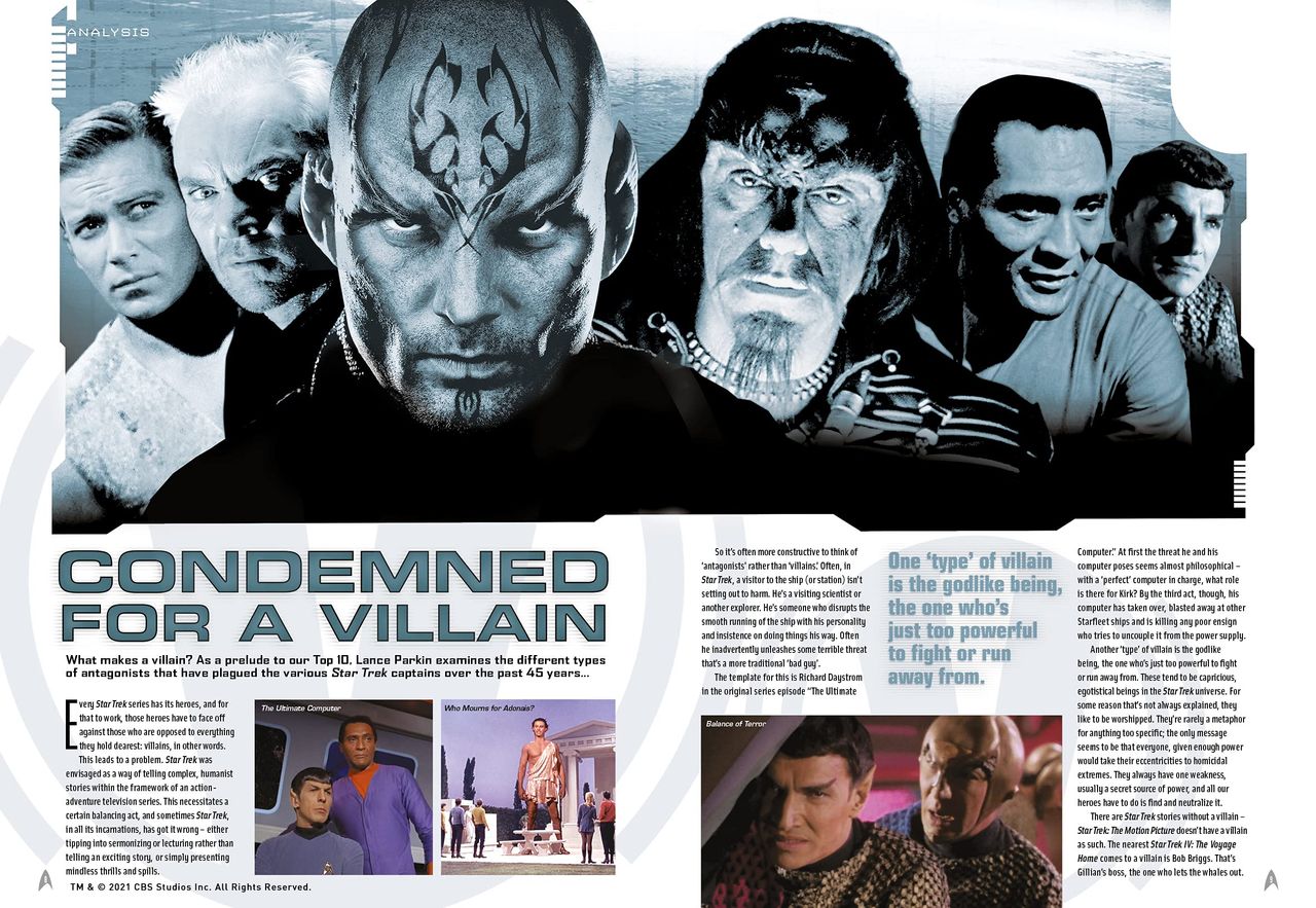 "Star Trek: Villains" from Titan Books chronicles the baddest baddies across the final frontier.