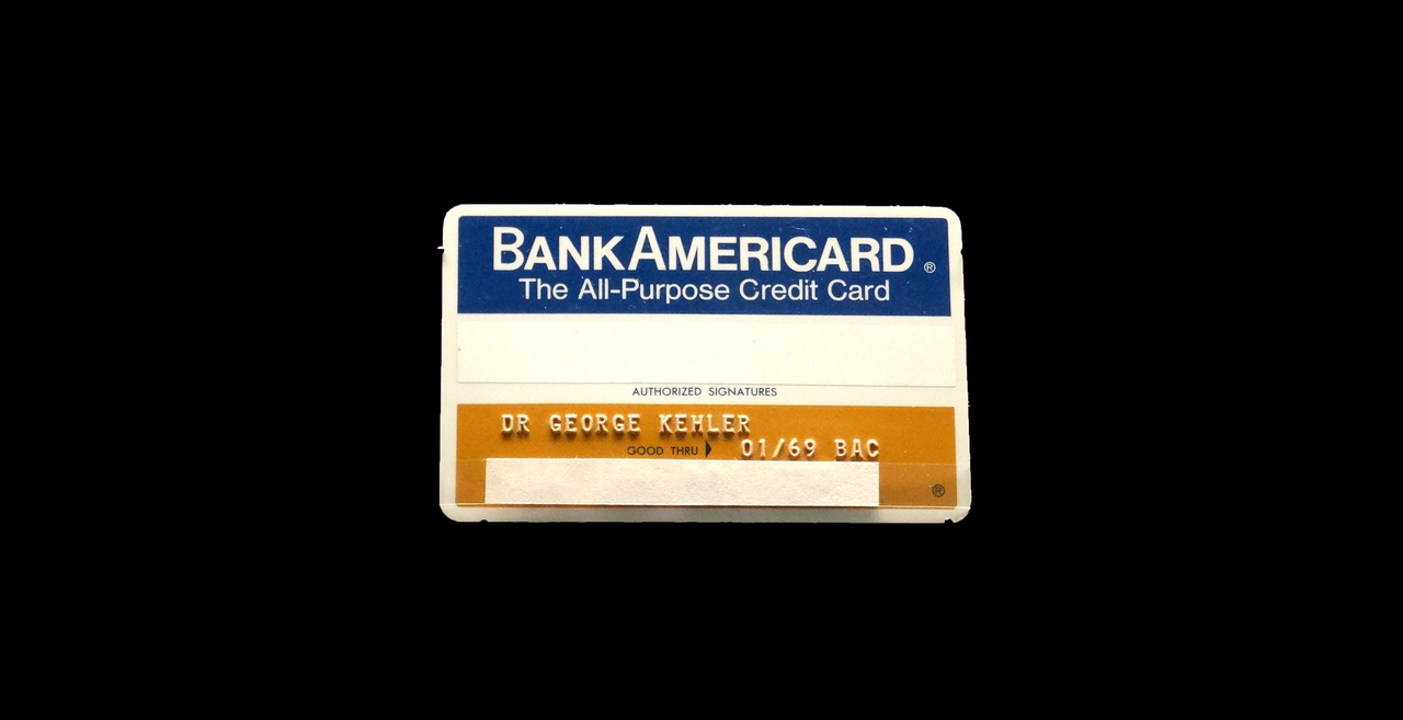 One of the first credit cards. 