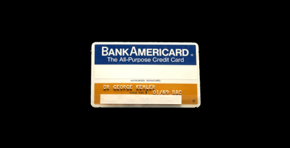One of the first credit cards. 