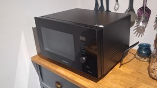 Samsung Combi Smart Microwave Oven in reviewer's kitchen