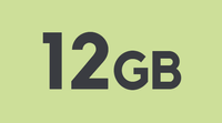12GB data (4G+3G), unlimited calls and texts | £7 per month | 30-day plan (no contract)