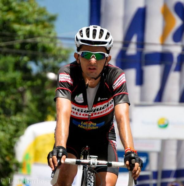 Julian Rodas on stage 10 of the Vuelta a Colombia
