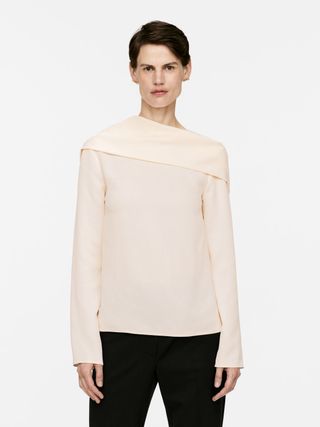 Draped Neck Top