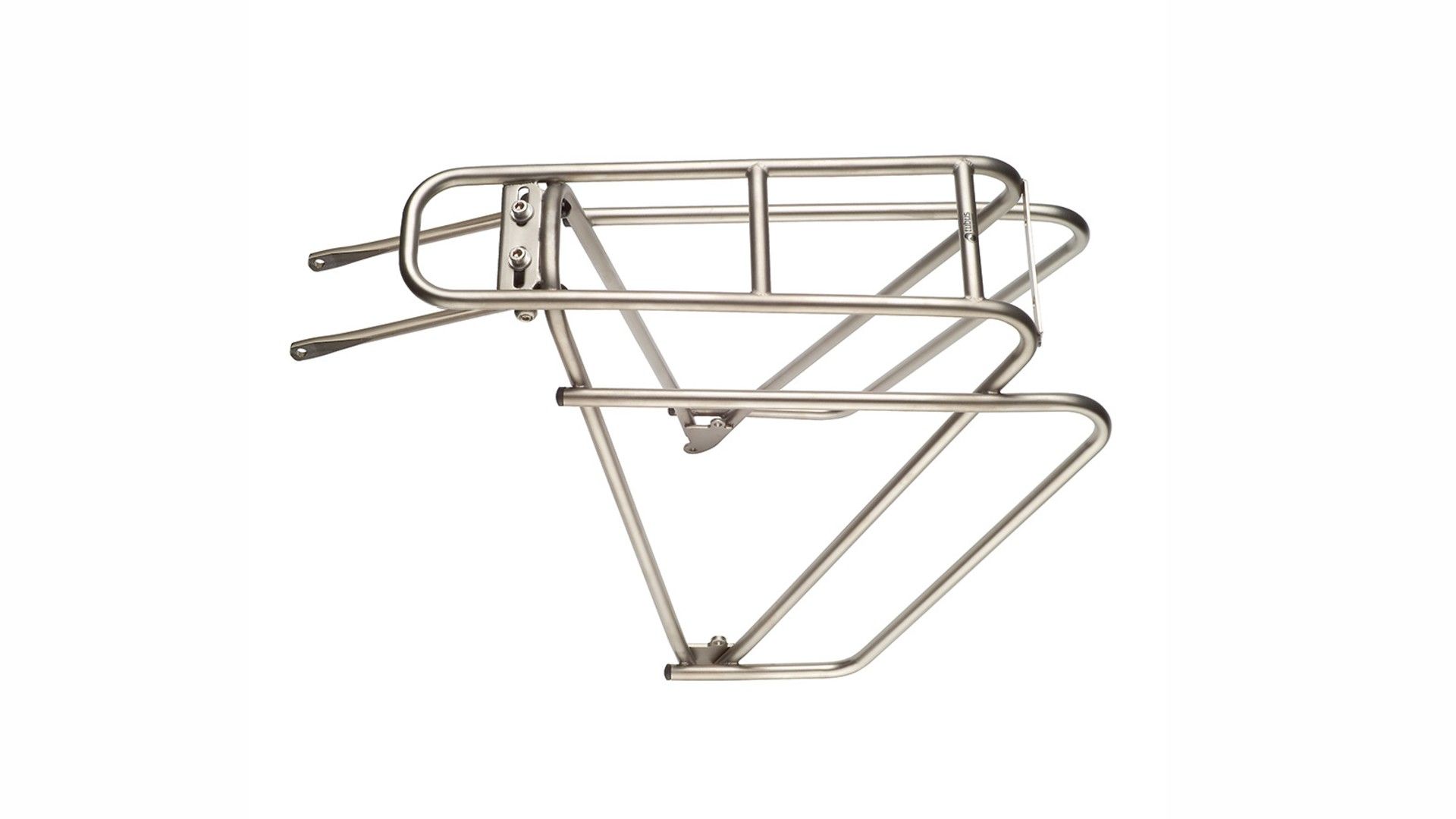 Image shows Tubus Logo Classic Stainless Steel Rear Pannier Rack