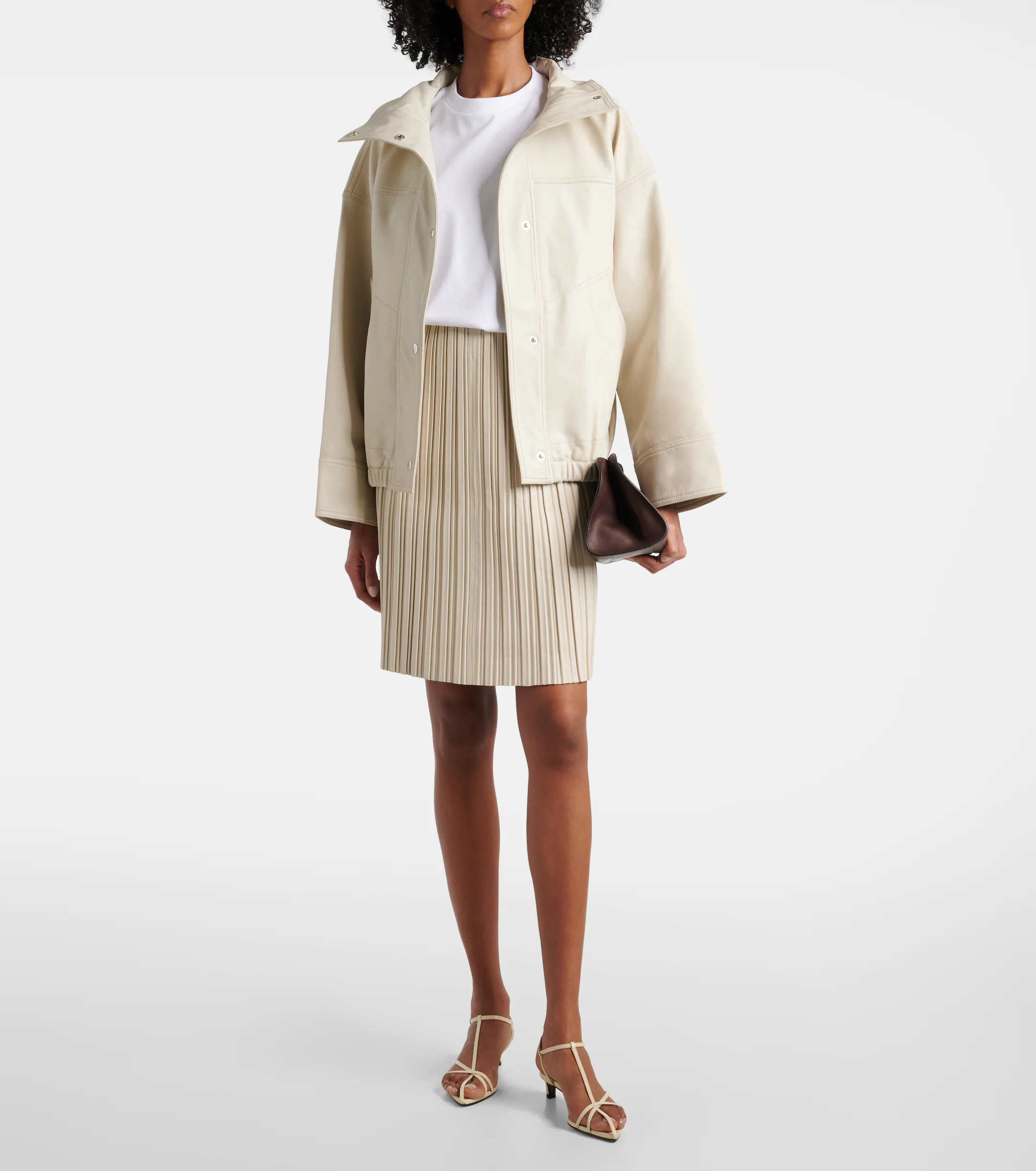 Róhe, Leather Bomber Jacket