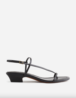 The Maycie Asymmetric T-Strap Sandal