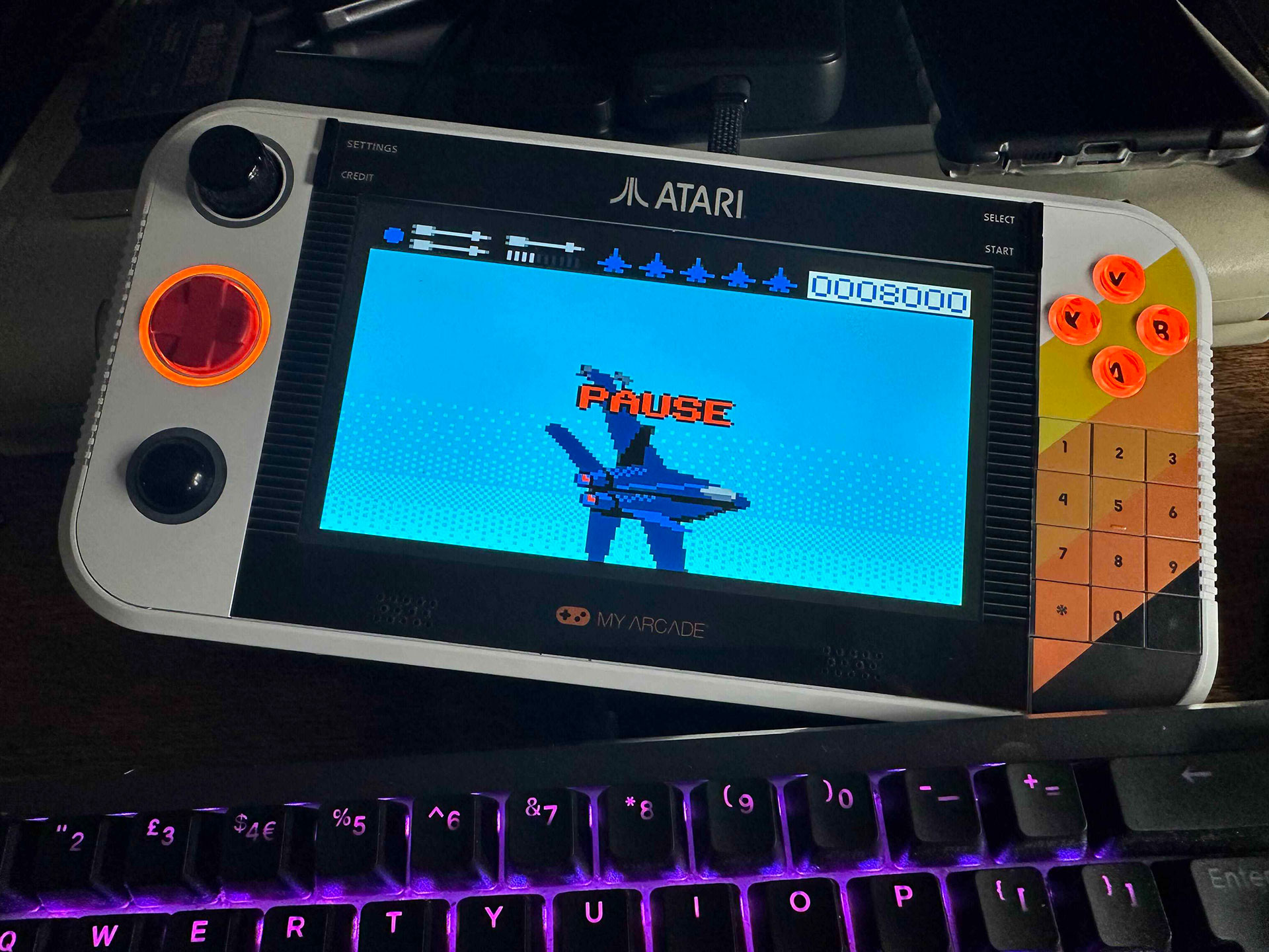 Atari Gamestation Go with games from SD card