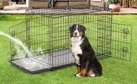 BestPet Double-Door Metal Dog Crate with Divider and Tray, X-Large, 48"L Was $149.99