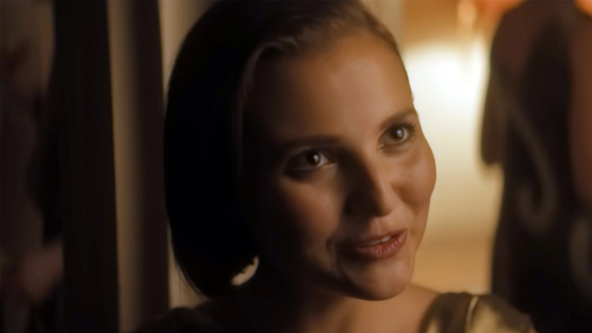A close up of Mia McKenna-Bruce in Agatha Christie's Seven Dials