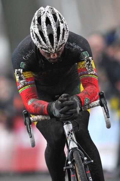 Sven Nys (Landbouwkrediet) was disappointed to finish second.