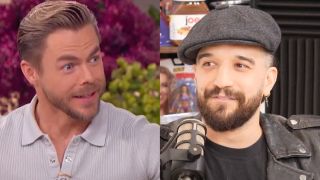 Derek Hough and Mark Ballas split image