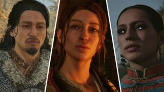 The Blood of Dawnwalker - Romanceable characters from left to right: Crake, Anca, and Lacra