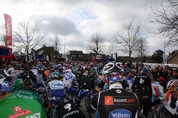 The start line in Kuurne