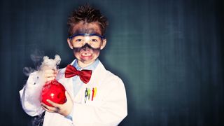 Science kit deals - Kid doing science