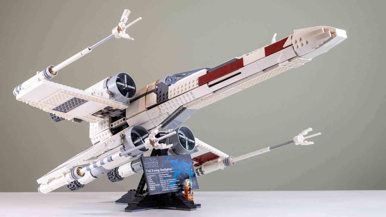 Lego UCS X-Wing Starfighter, underside view