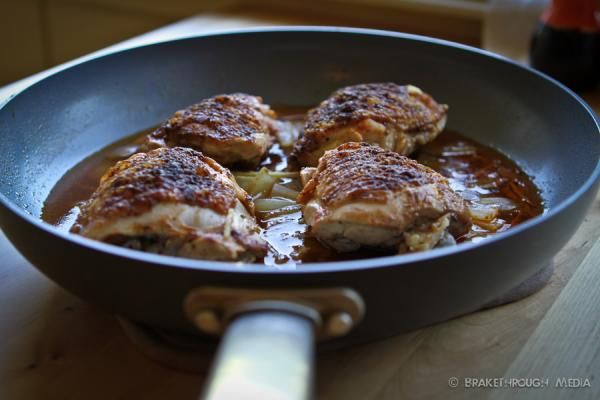 Chicken thighs a great source of protein