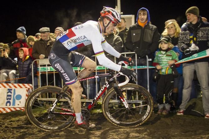 Czech champion Zdenek Stybar (Omega Pharma-QuickStep) would finish a solid fourth at Superprestige Diegem - his fourth race in as many days.