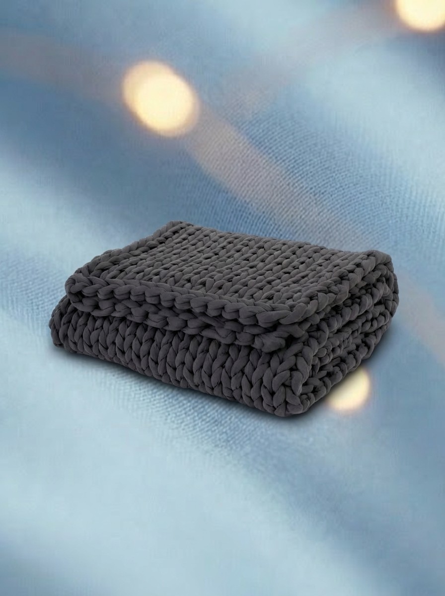 100% Cotton Knitted Weighted Blanket