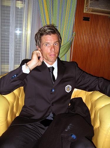 Danilo Hondo relaxed and looking cool.