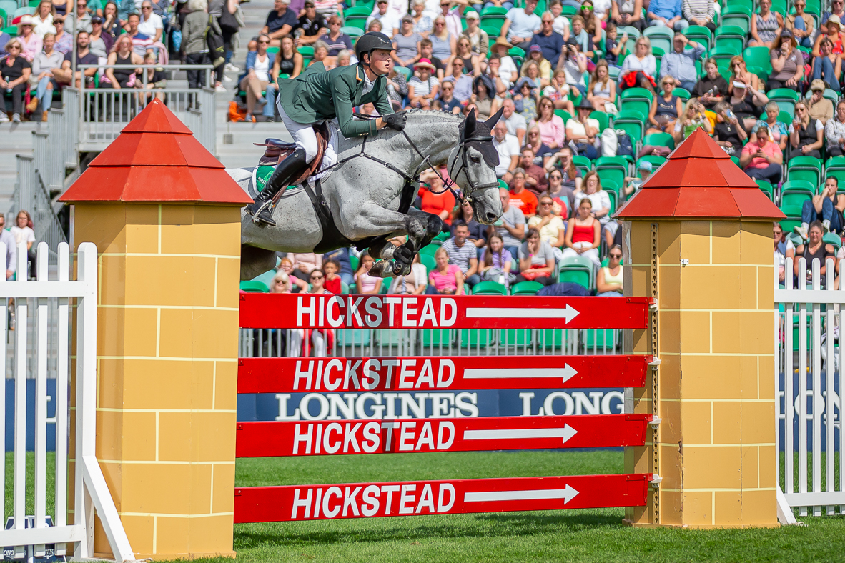 Jack Ryan and BBS McGregor, who jumped double clear for Ireland in the Hickstead Nations Cup, helping them to a runner-up spot