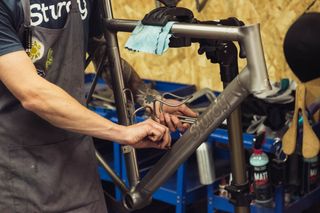 Inside the Sturdy Cycles workshop