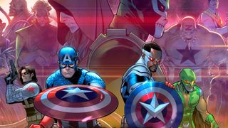Captain America: Cold War promo art by Paco Medina excerpt