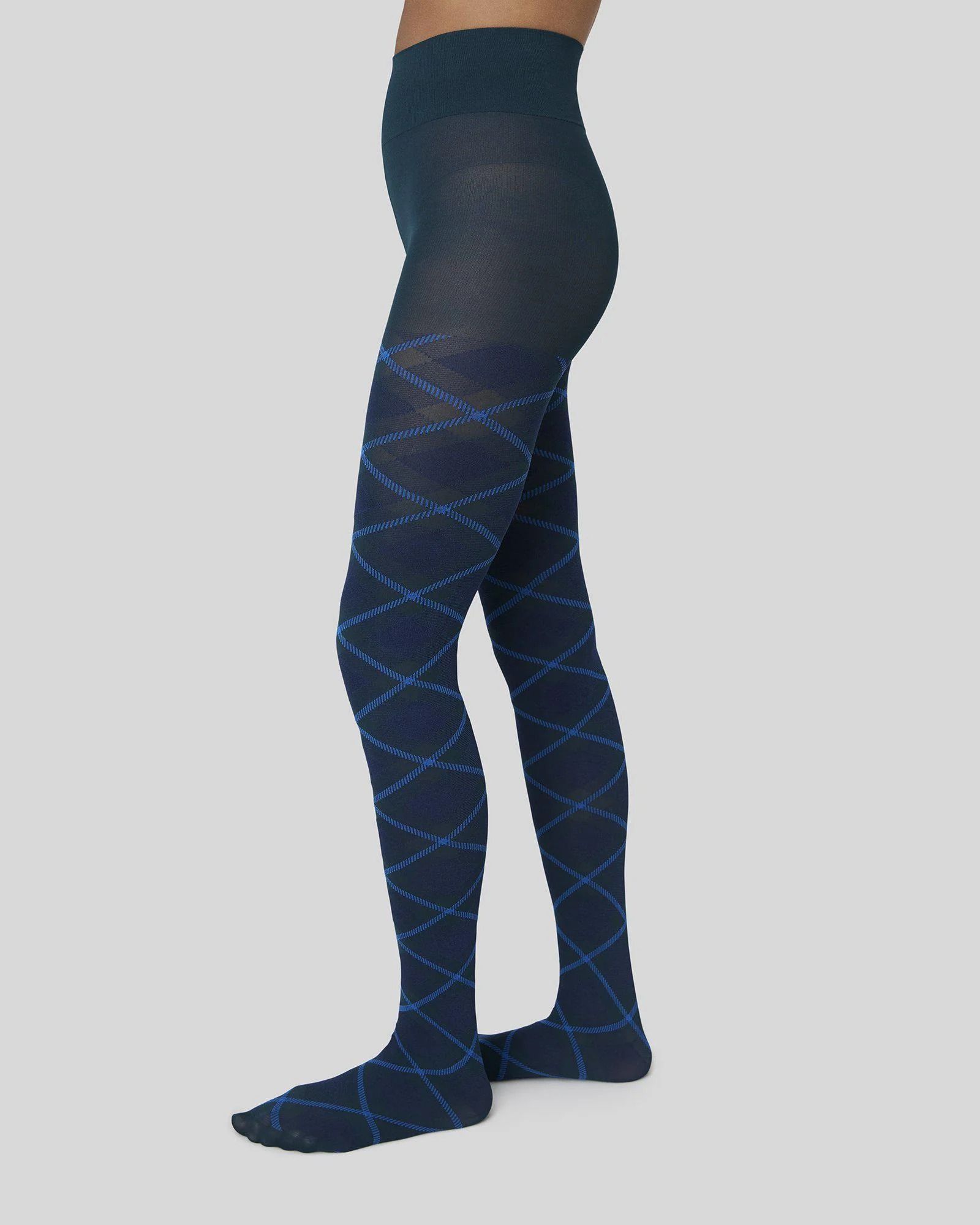 swedish stockings, Franka Check Tights