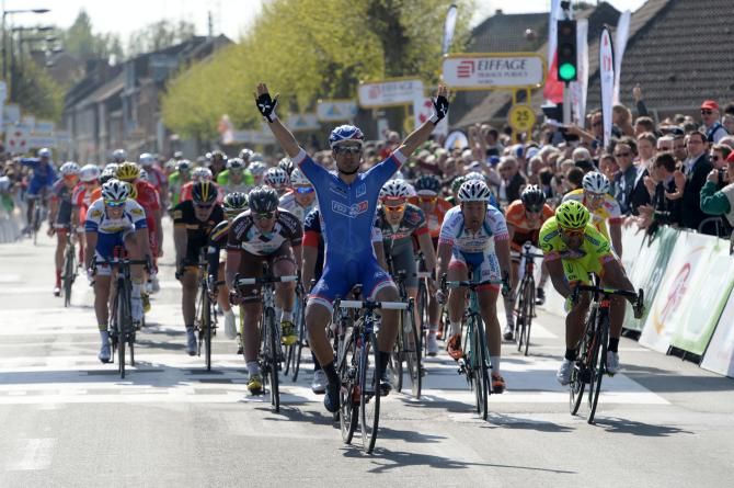 Nacer Bouhanni (FDJ) won the high-speed sprint for the GP de Denain