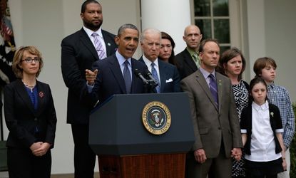 President Obama called the results of the Senate gun vote "shameful."