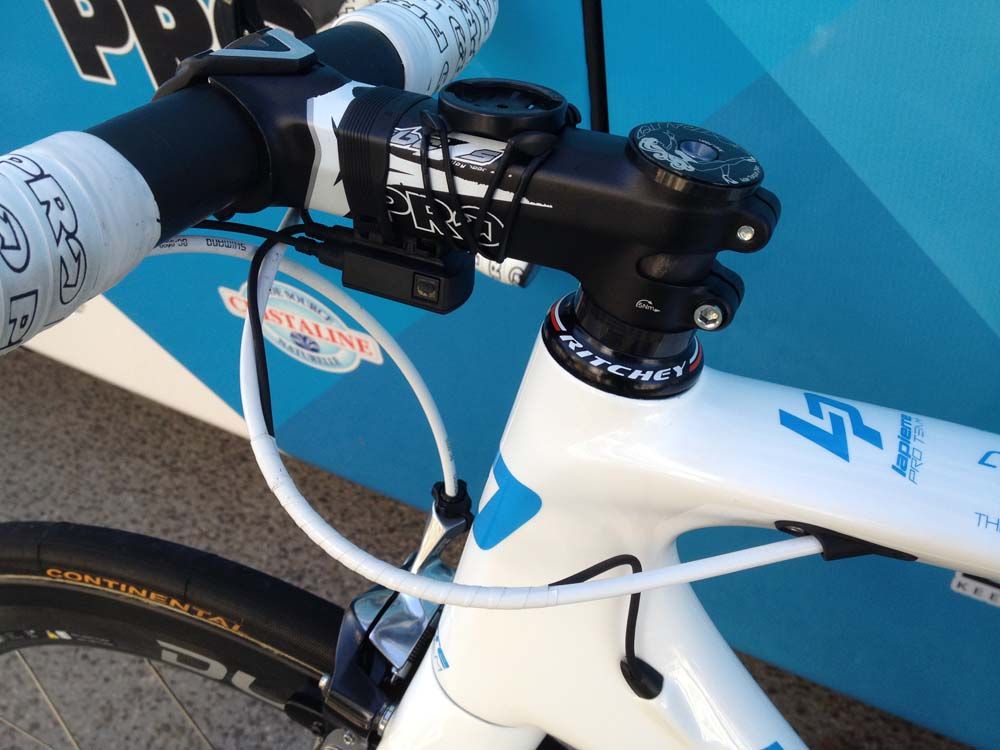 The Ritchey headset looks out of place among the Shimano components