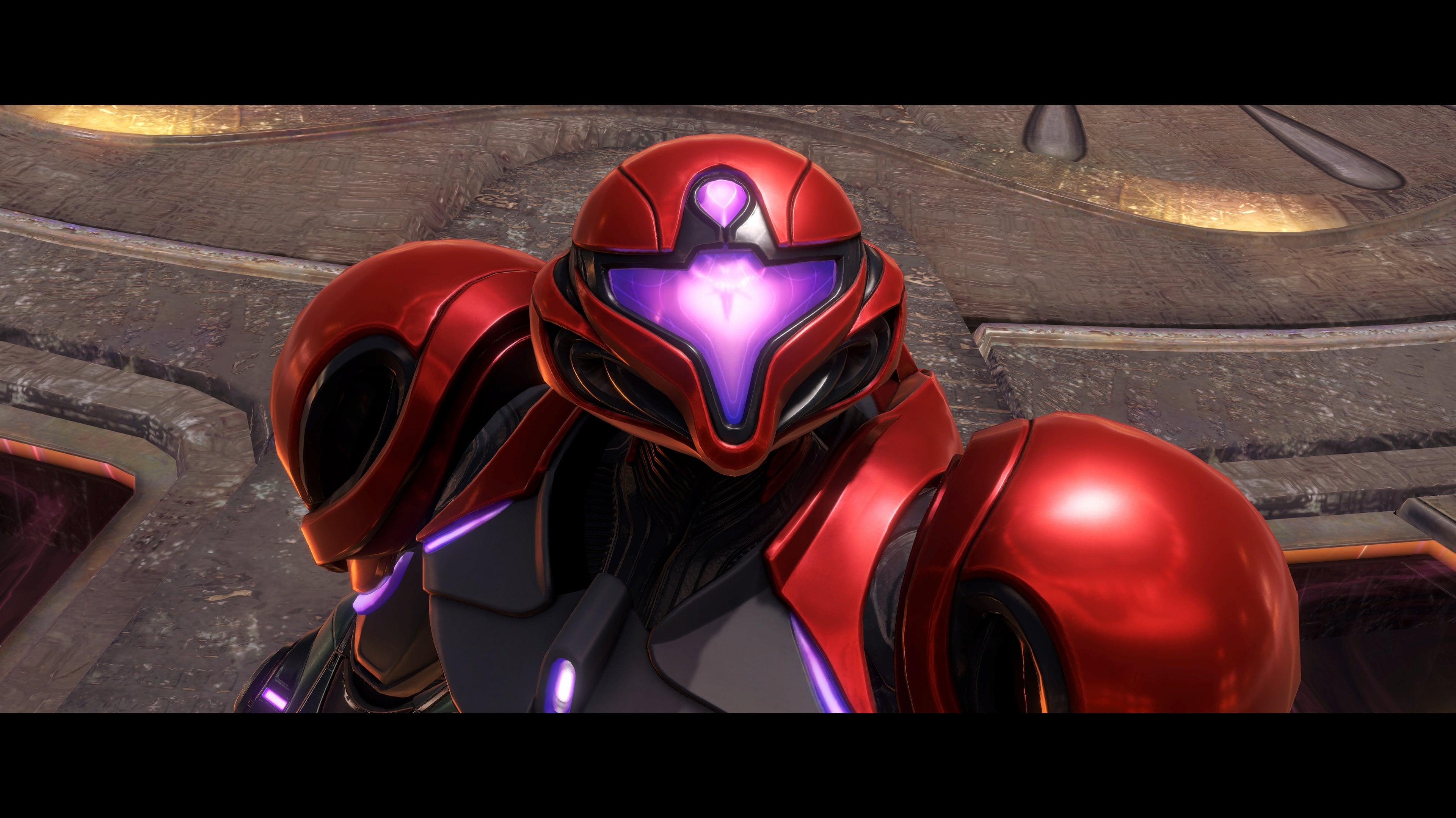 Samus looking up in Metroid Prime 4: Beyond