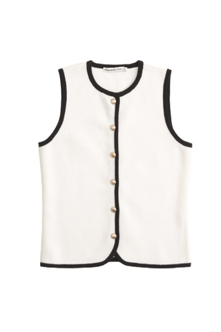 Abercrombie The A&F Mara Crew Sweater Vest (Was $60) 