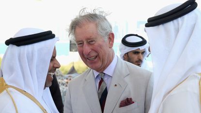 Prince Charles in Qatar in 2014