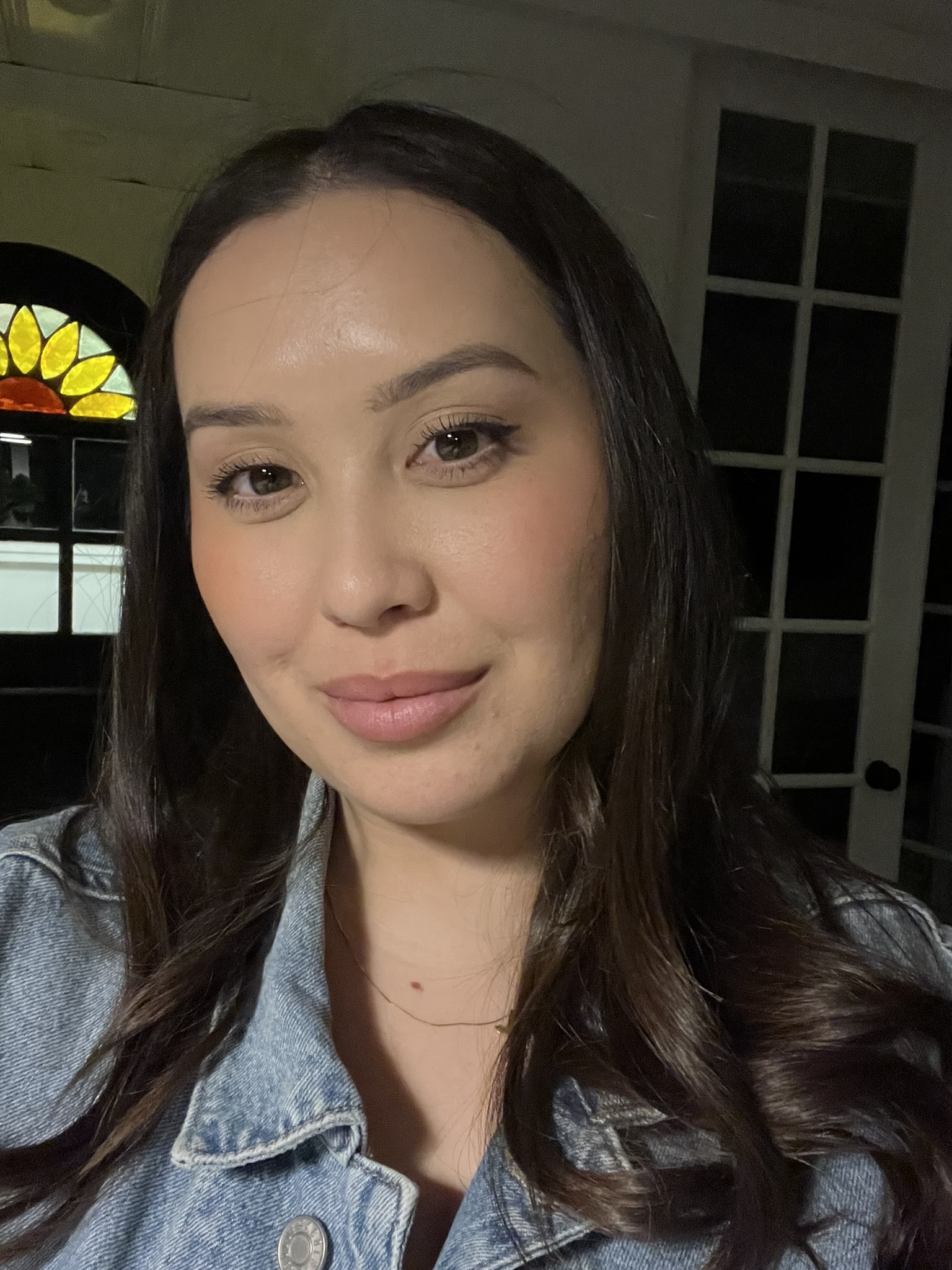 Catharine Malzahn testing Luseta Glossy Pearl Hair Mask