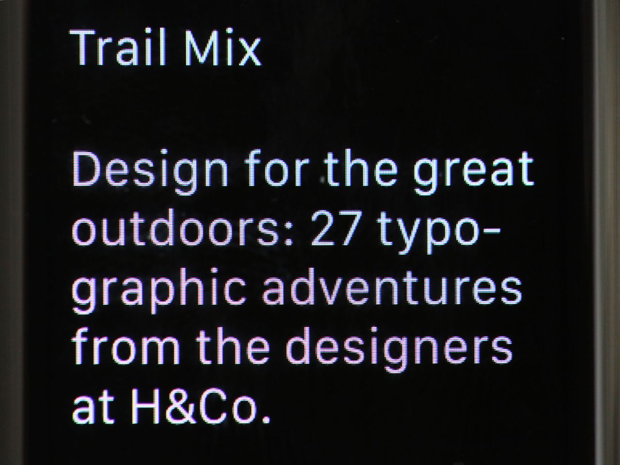 Apple Watch text macro