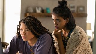 Storm Reid and Megan Suri in Missing